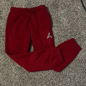 Kids Red Jogger Pants